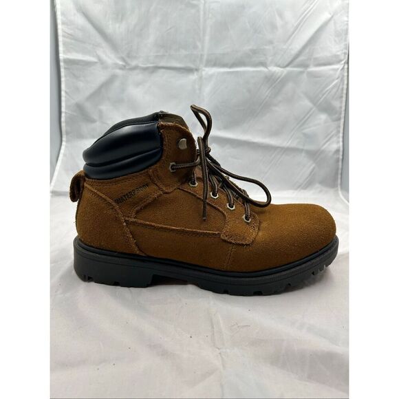 Brahma Brown Suede Work / Utility / Hiking Boots Oil Resistant Lug Sole Men\'s 9W main image 4